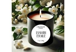 Starry Jasmine Kaars - Witte Bloem en Tijdloze Elegantie van Céliyan Paris